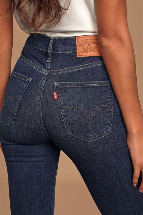 levis skinny high rise|high waisted skinny stretch jeans.